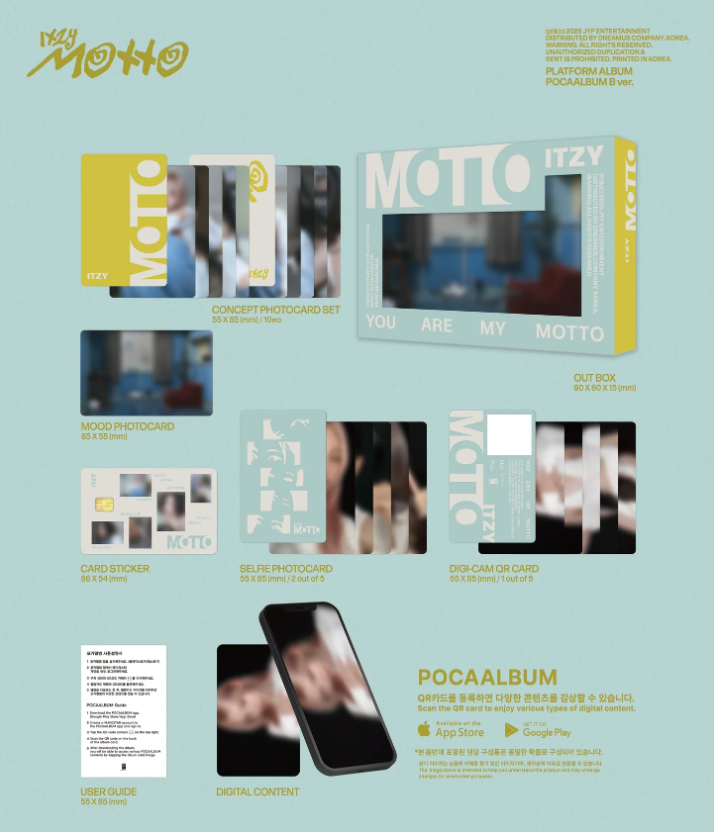 ITZY - 12TH MINI ALBUM MOTTO: POCCAALBUM
