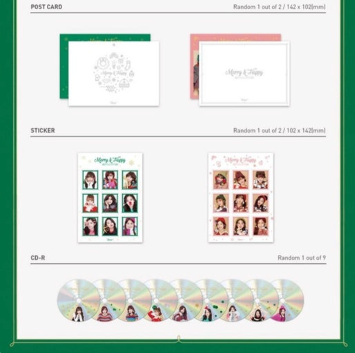 TWICE - MERRY & HAPPY