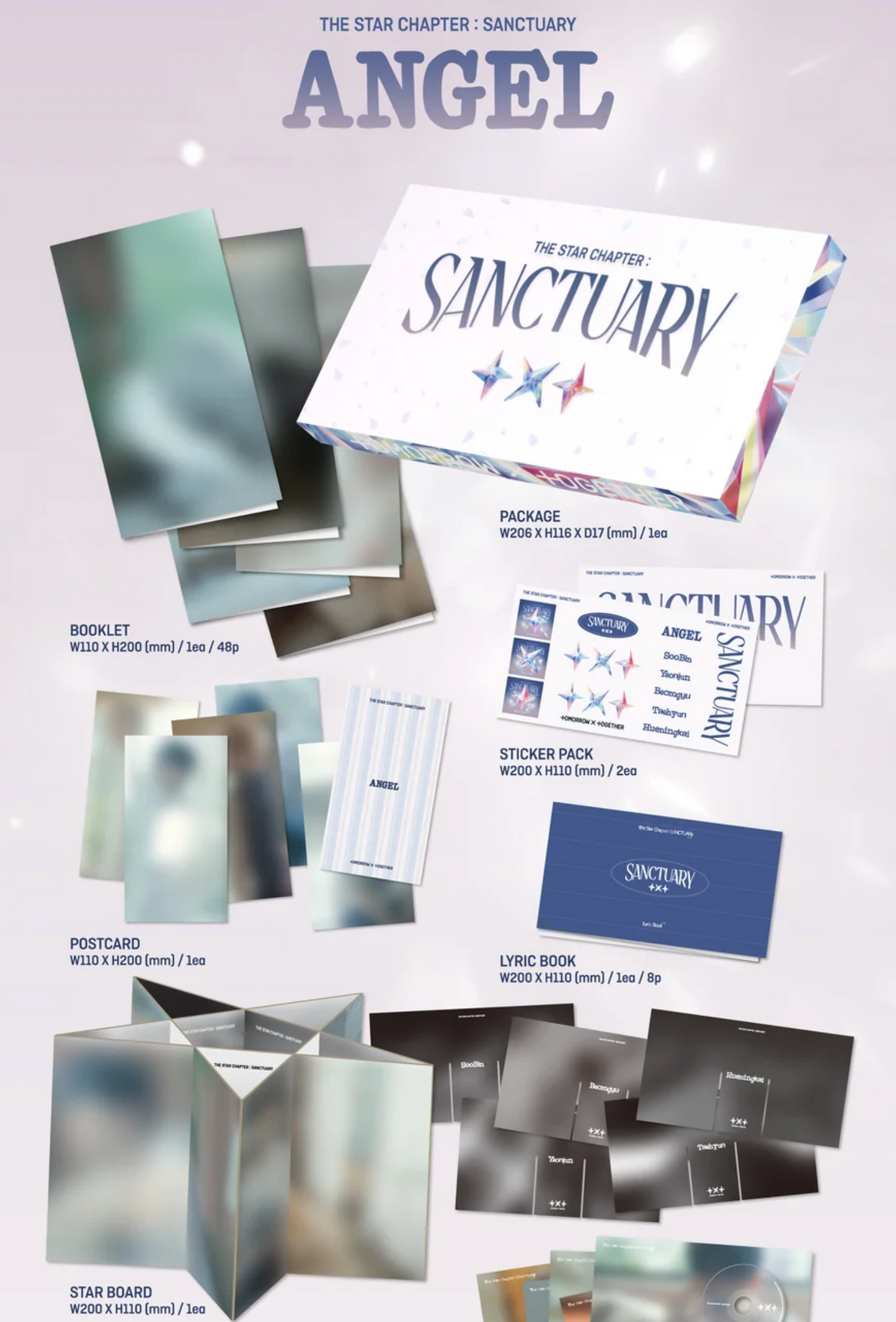 TOMORROWXTOGETHER (TXT) - THE STAR CHAPTER: SANCTUARY (ANGEL VER)