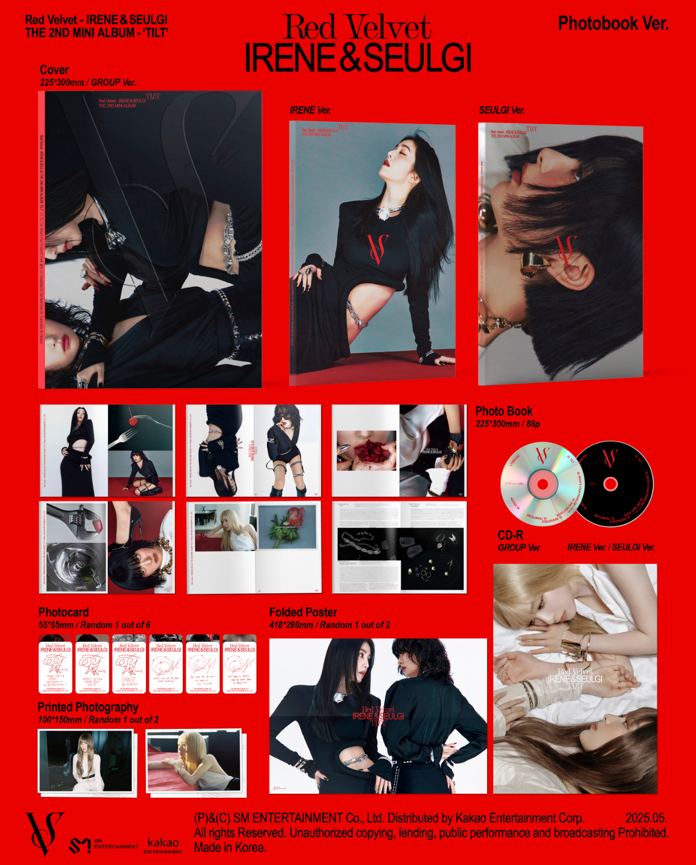 IRENE&SEULGI (RED VELVET) - TILT (PHOTOBOOK VER)