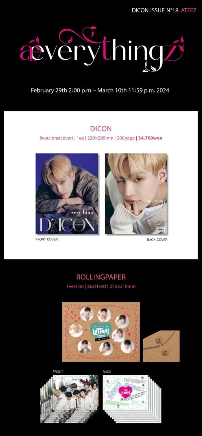 ATEEZ - DICON ISSUE N°18 (ÆVERYTHINGZ)