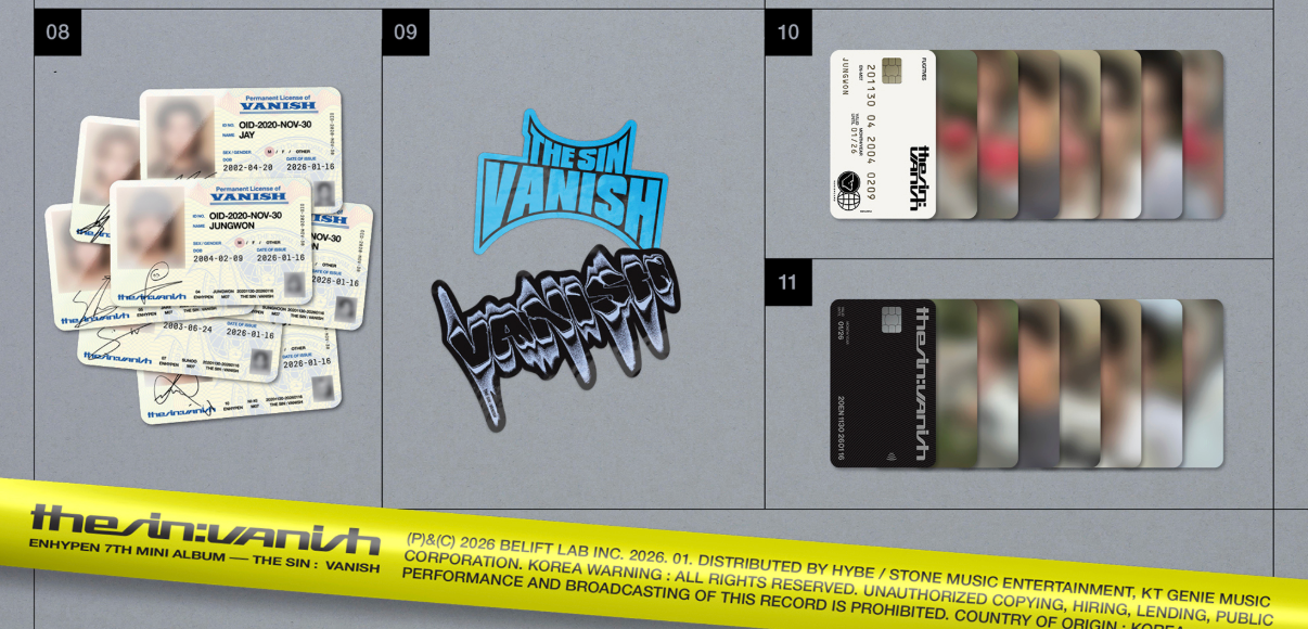 ENHYPEN - THE SIN : VANISH (FUGITIVES VER)
