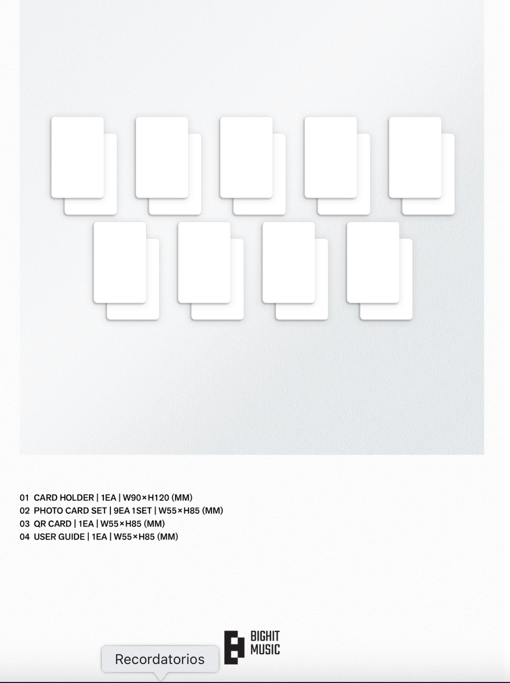 BTS - ARIRANG (WEVERSE ALBUM VER)