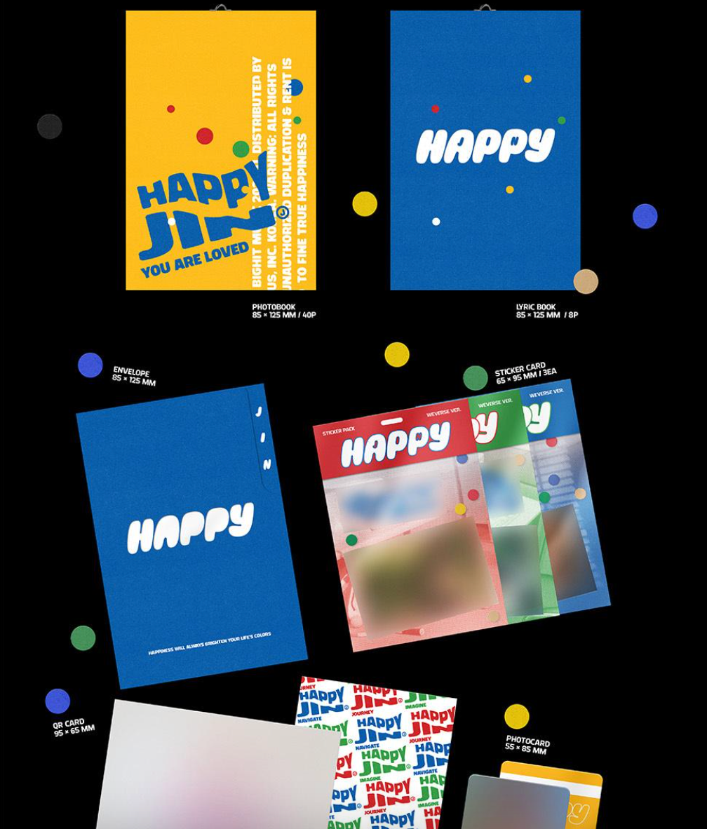 JIN (BTS) - HAPPY (WEVERSE VER)