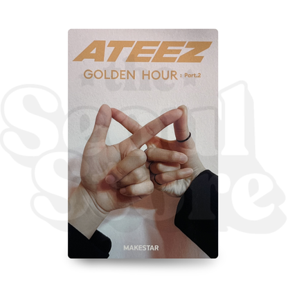 [PHOTOCARD] ATEEZ - GOLDEN HOUR PART.2 (MAKESTAR POB)