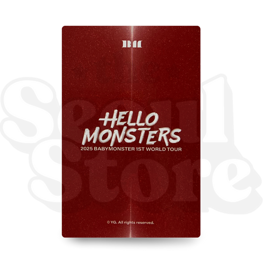 [PHOTOCARD] BABYMONSTER - HELLO MONSTERS 1ST WORLD TOUR VER.5