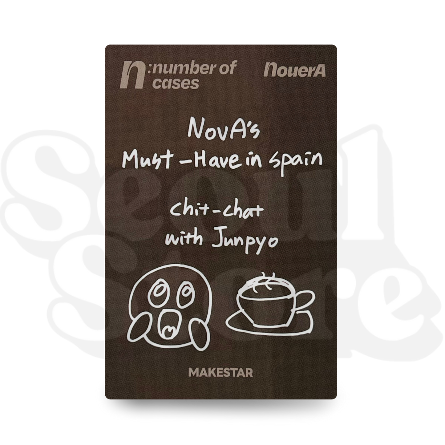 [PHOTOCARD] NOUERA - N:NUMBER OF CASES (FANMEET BARCELONA)