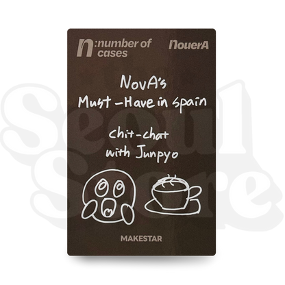 [PHOTOCARD] NOUERA - N:NUMBER OF CASES (FANMEET BARCELONA)
