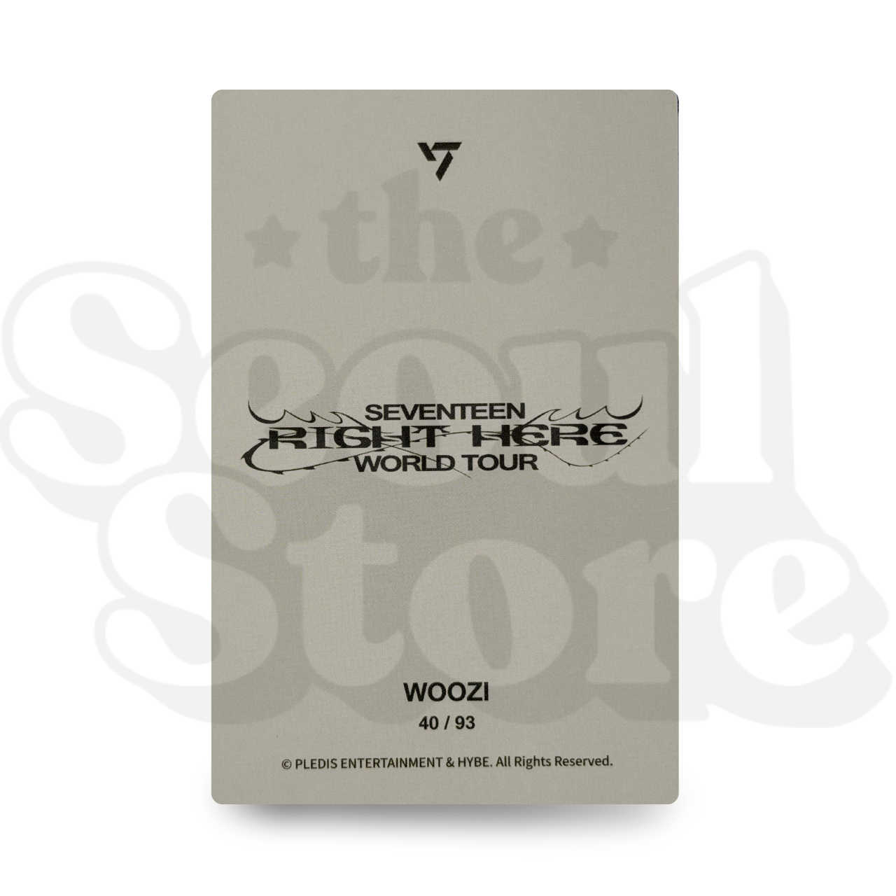 [PHOTOCARD] SEVENTEEN - SEVENTEEN RIGHT HERE WORLD TOUR
