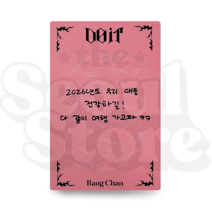 [PHOTOCARD] STRAY KIDS - DO IT (EXCLUSIVE P.O.B FANSHOP VIDEOCALL)