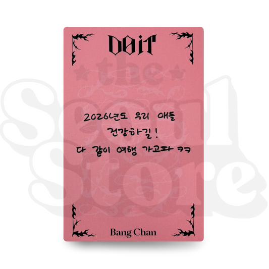[PHOTOCARD] STRAY KIDS - DO IT (EXCLUSIVE P.O.B FANSHOP VIDEOCALL)