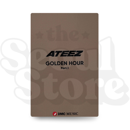 [PHOTOCARD] ATEEZ - GOLDEN HOUR: PART.1 (DMC MUSIC FANSIGN EVENT)