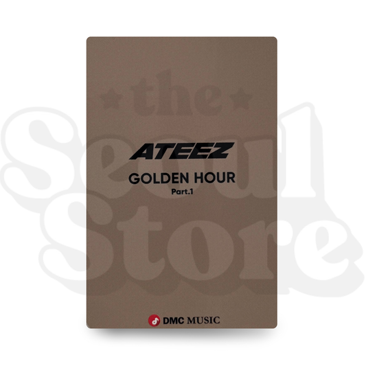 [PHOTOCARD] ATEEZ - GOLDEN HOUR: PART.1 (DMC MUSIC FANSIGN EVENT)