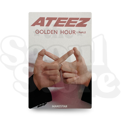[PHOTOCARD] ATEEZ - GOLDEN HOUR PART.2 (MAKESTAR POB)