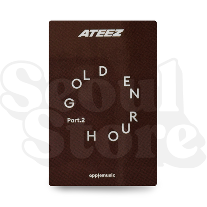 [PHOTOCARD] ATEEZ - GOLDEN HOUR PART.2 (APPLE MUSIC FANSIGN EVENT)
