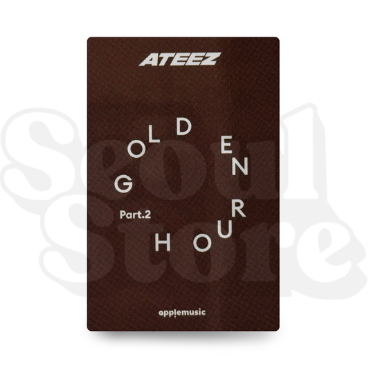 [PHOTOCARD] ATEEZ - GOLDEN HOUR PART.2 (APPLE MUSIC FANSIGN EVENT)