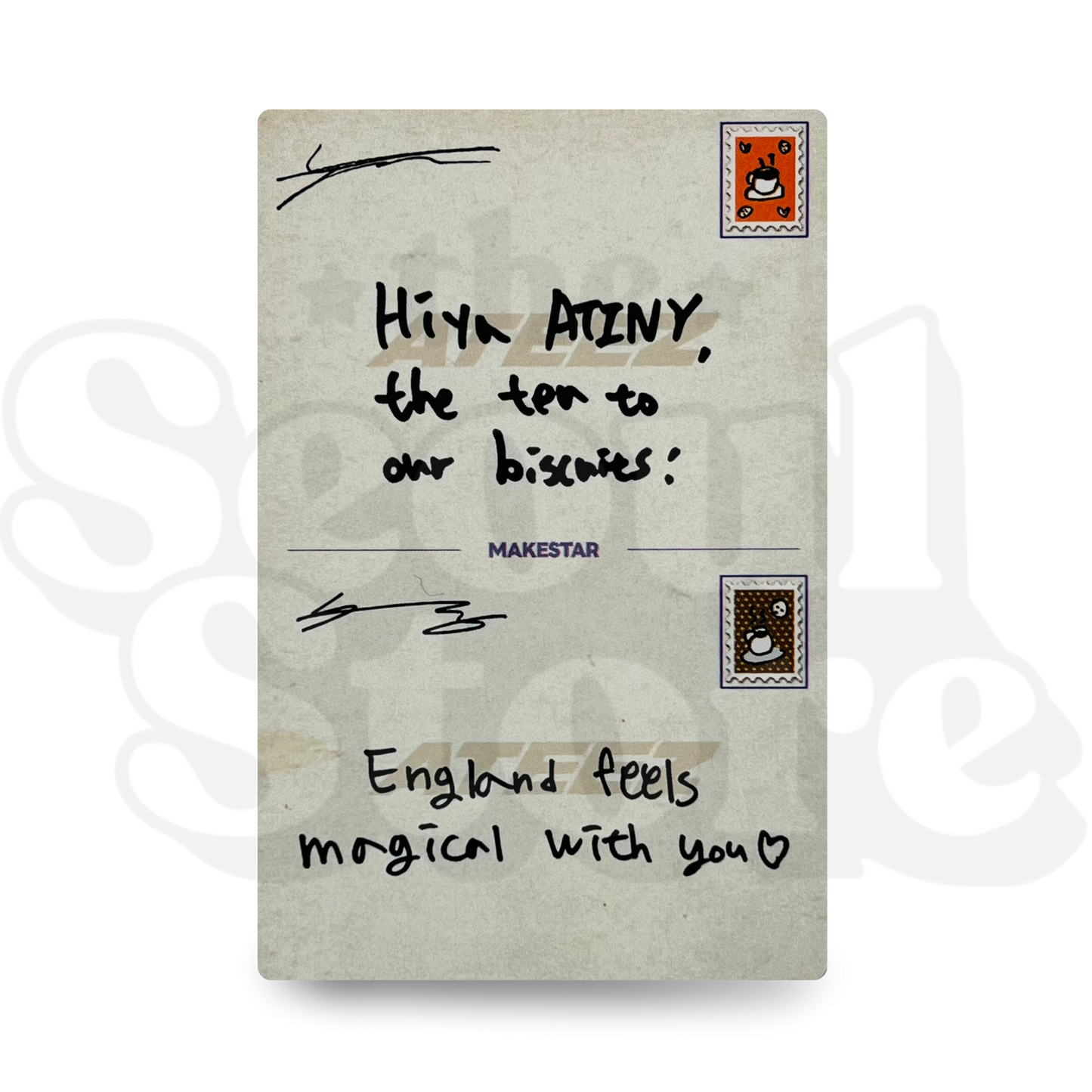 [PHOTOCARD] ATEEZ - GOLDEN HOUR PART.2 (EUROPE MAKESTAR LUCKY DRAW)