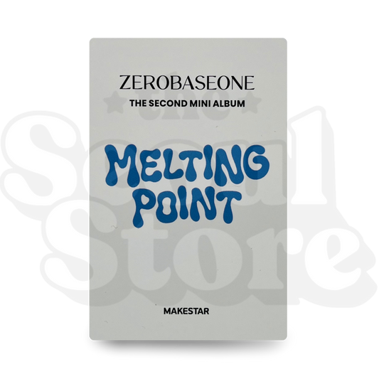 [PHOTOCARD] ZEROBASEONE (ZB1) - MELTING POINT (MAKESTAR PHOTOCARD)
