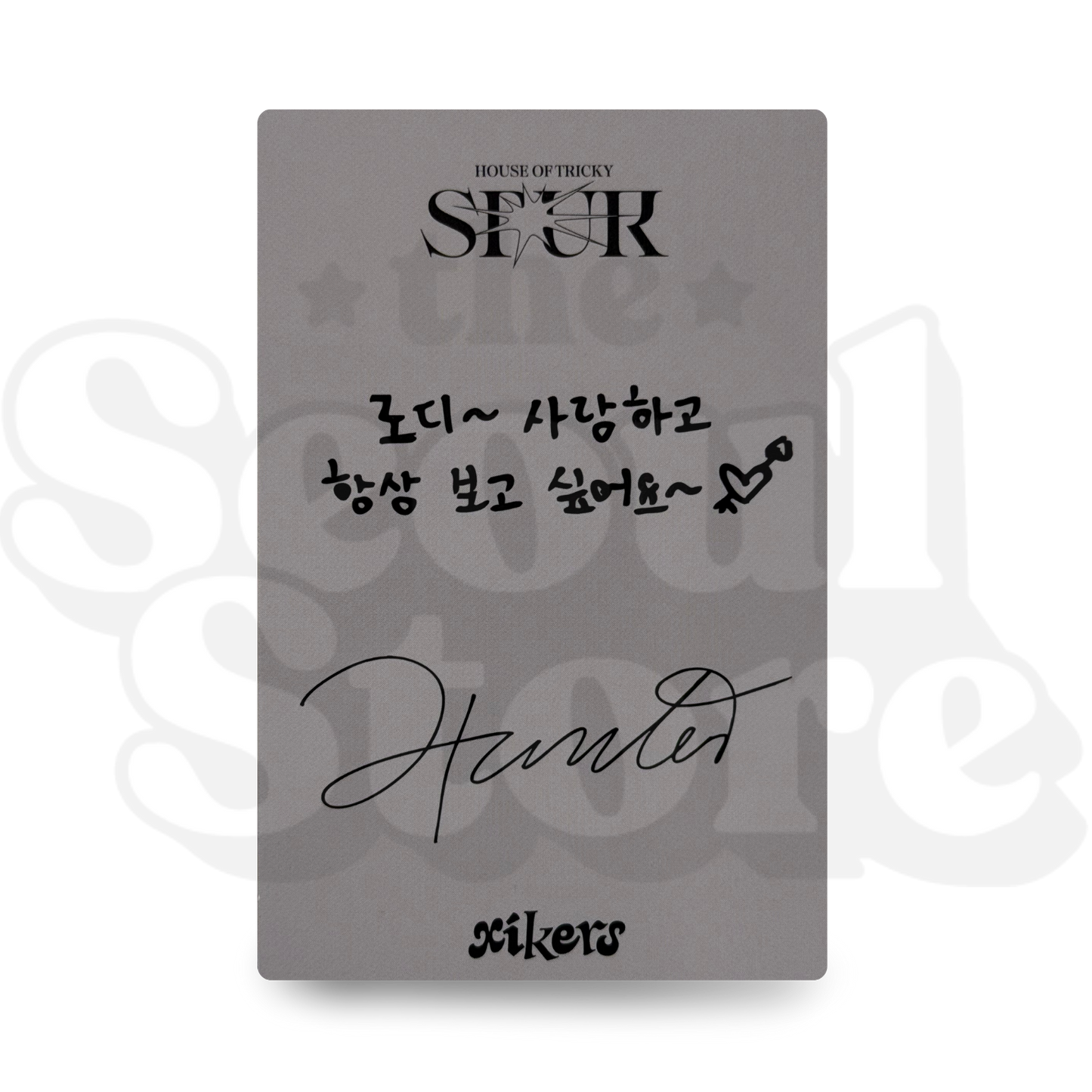 [PHOTOCARD] XIKERS - HOUSE OF TRICKY: SPUR VER.1