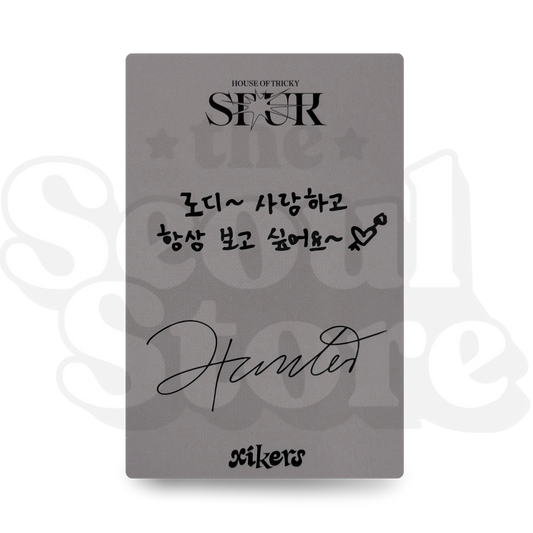 [PHOTOCARD] XIKERS - HOUSE OF TRICKY: SPUR VER.1