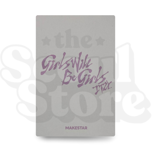 [PHOTOCARD] ITZY - GIRLS WILL BE GIRLS (LUCKY DRAW MAKESTAR)