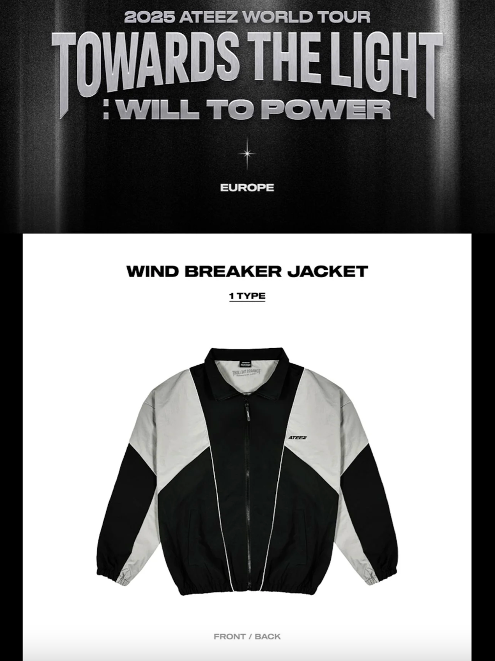 [PRE ORDER] ATEEZ - WIND BREAKER JACKET