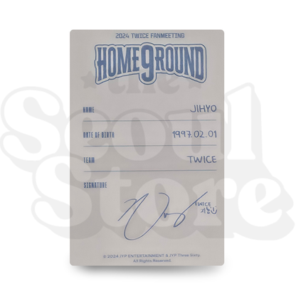[PHOTOCARD] TWICE - HOMEGROUND TWICE FANMEETING (JIHYO VER)