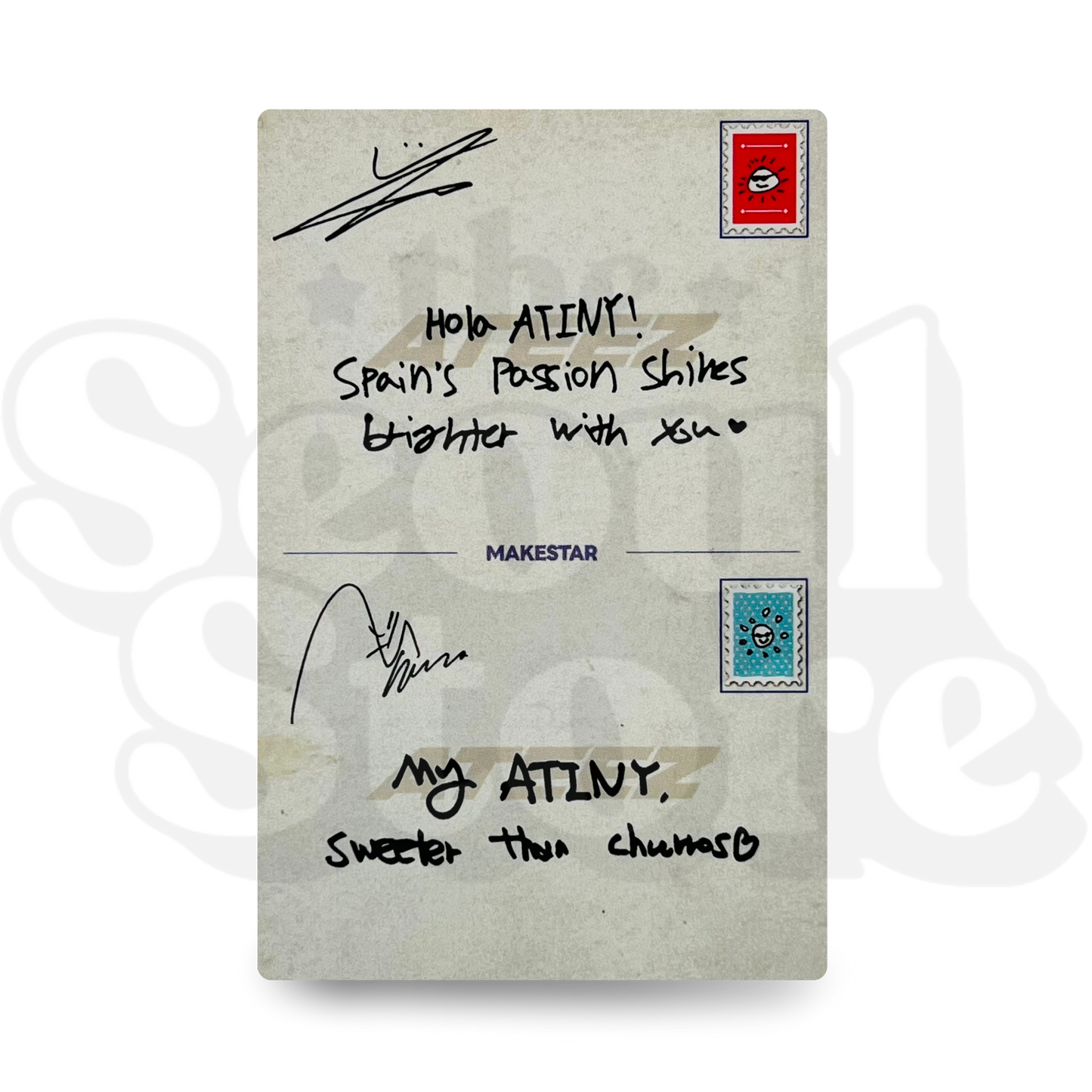 [PHOTOCARD] ATEEZ - GOLDEN HOUR PART.2 (EUROPE MAKESTAR LUCKY DRAW)