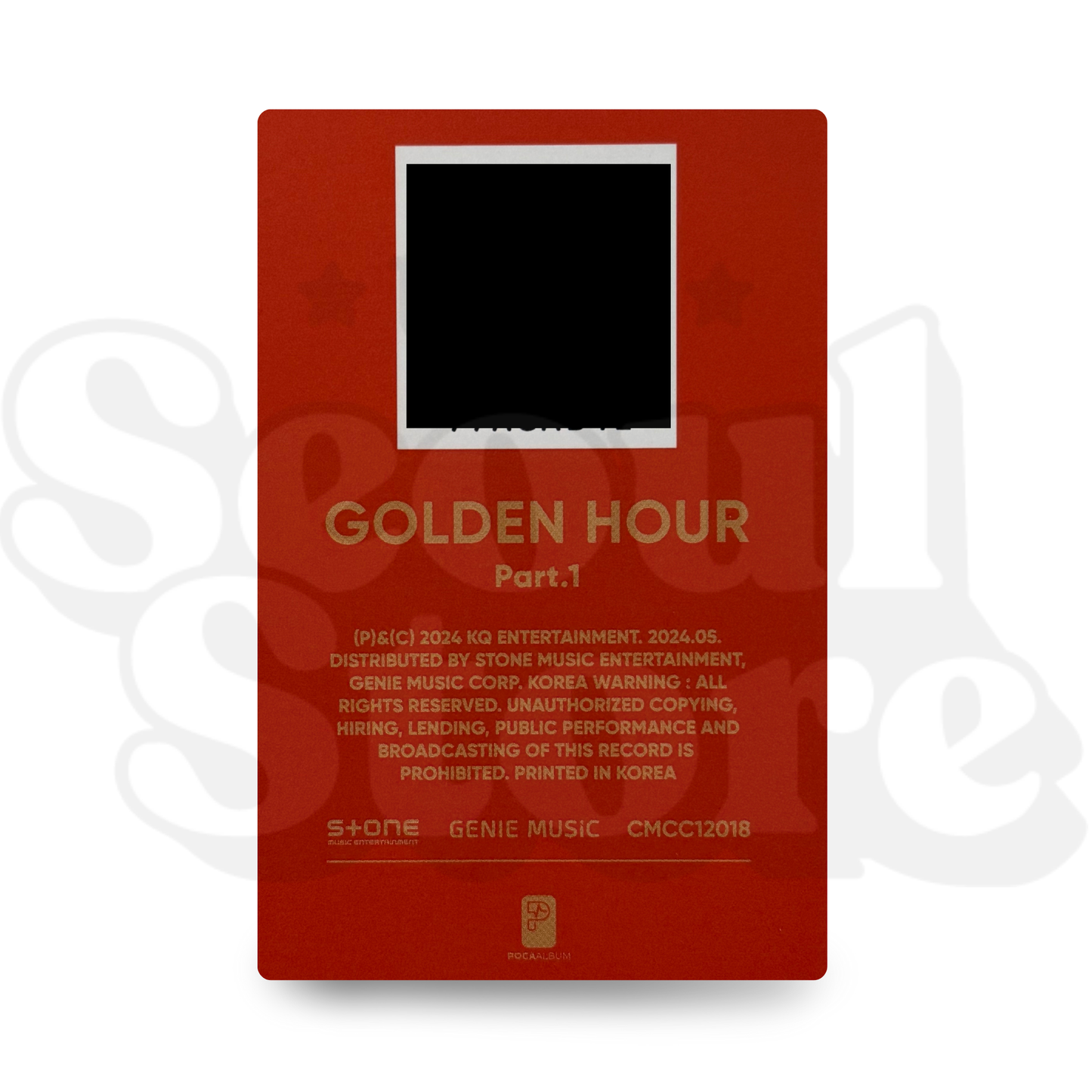 [PHOTOCARD] ATEEZ - GOLDEN HOUR PART.1 (QR PC)