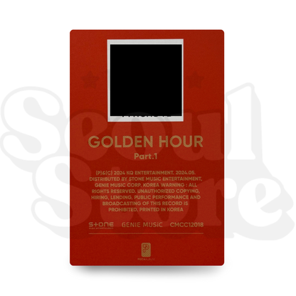 [PHOTOCARD] ATEEZ - GOLDEN HOUR PART.1 (QR PC)