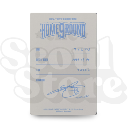 [PHOTOCARD] TWICE - HOMEGROUND TWICE FANMEETING (TZUYU VER)