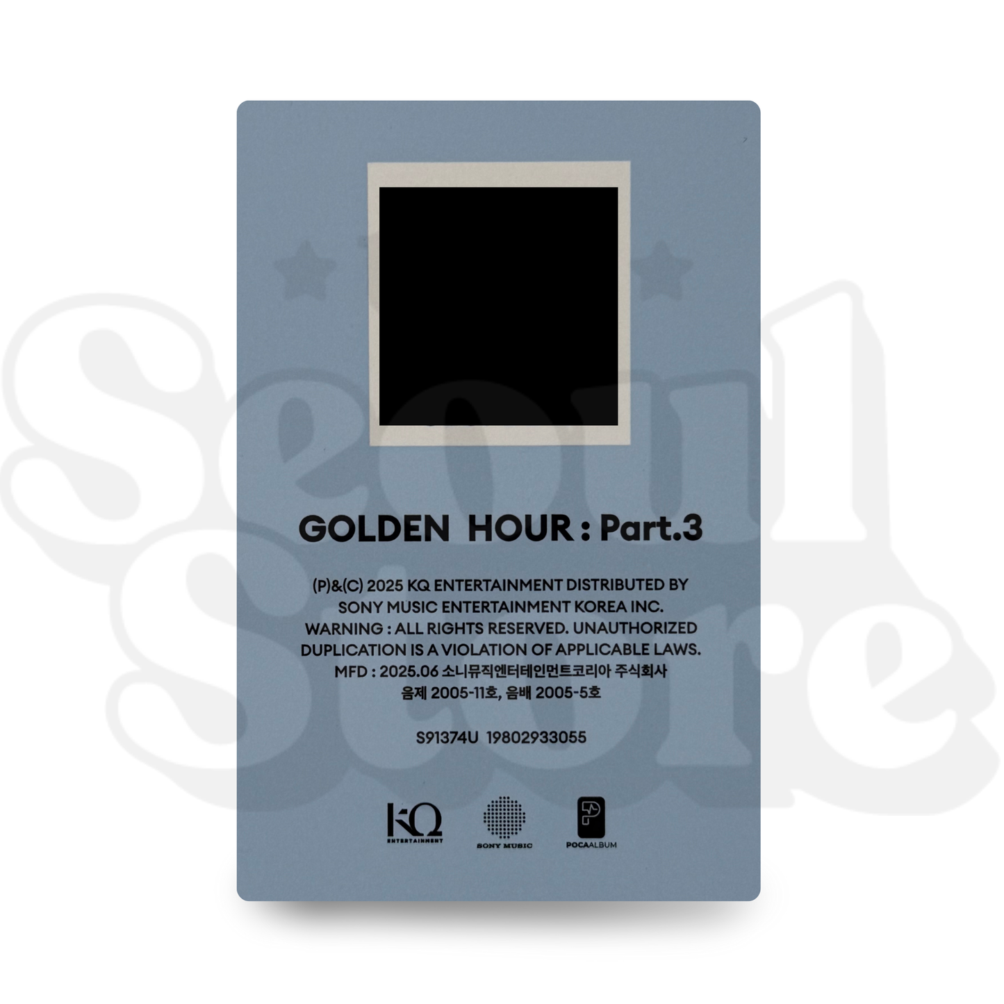 [PHOTOCARD] ATEEZ - GOLDEN HOUR: PART.3 VER.1