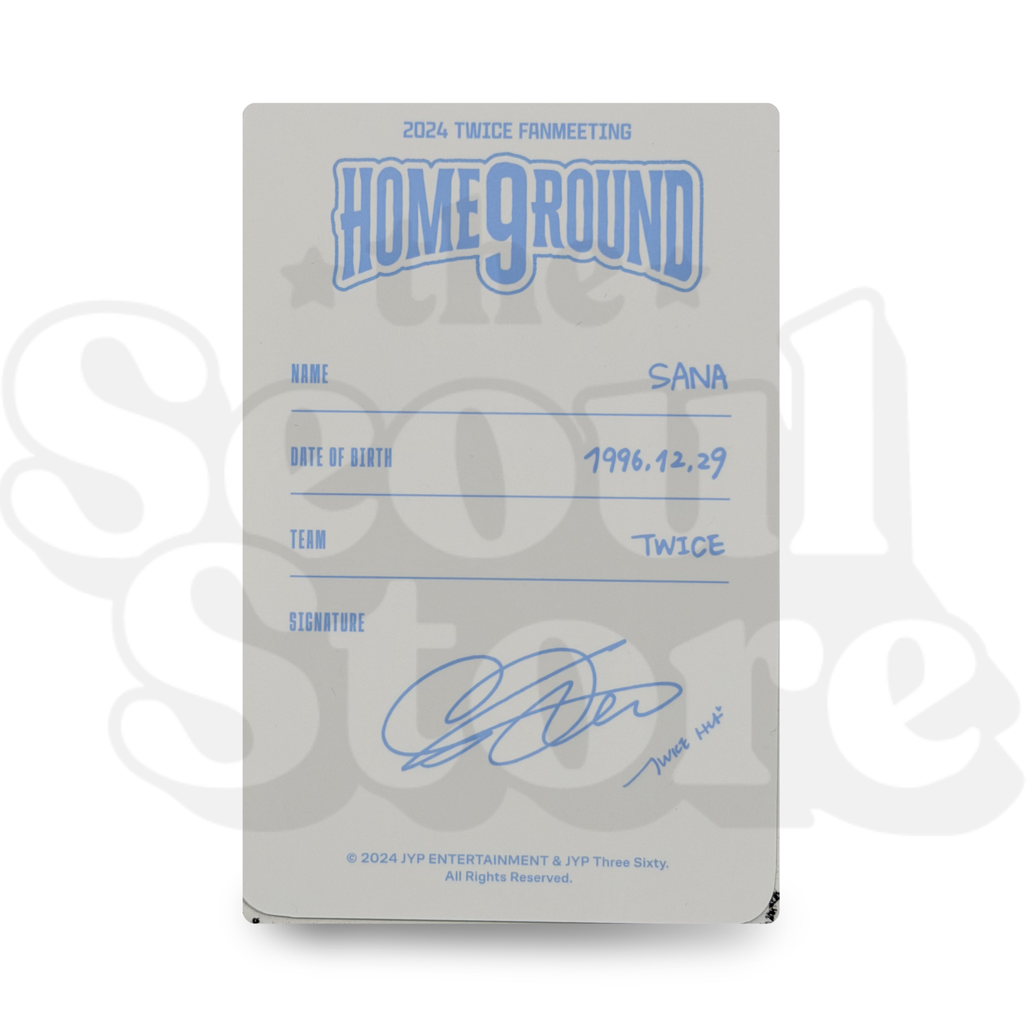 [PHOTOCARD] TWICE - HOMEGROUND TWICE FANMEETING (SANA VER)