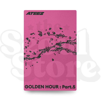 [PHOTOCARD] ATEEZ - GOLDEN HOUR PART.5 (POCAALBUM 5)