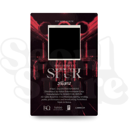 [PHOTOCARD] XIKERS - HOUSE OF TRICKY: SPUR VER.3 (QR CODE)