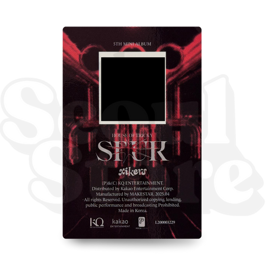 [PHOTOCARD] XIKERS - HOUSE OF TRICKY: SPUR VER.3 (QR CODE)