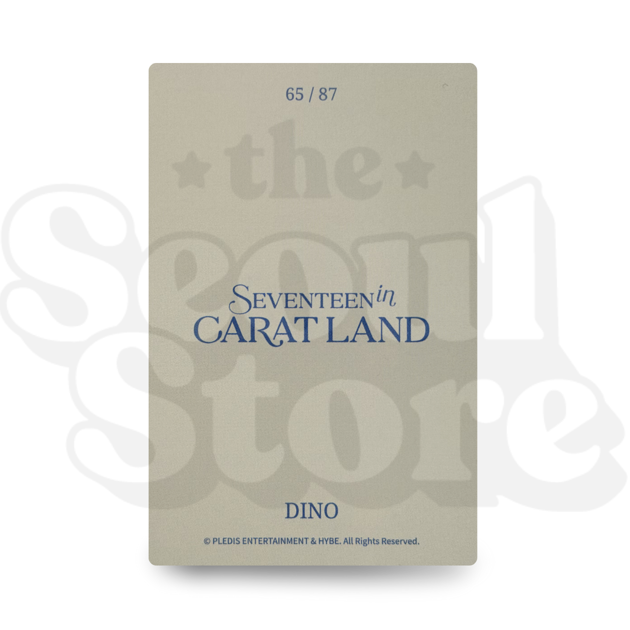 [PHOTOCARD] SEVENTEEN - SEVENTEEN IN CARATLAND