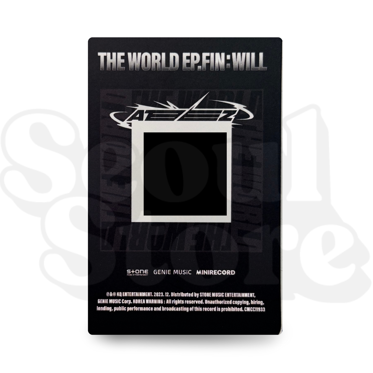 [PHOTOCARD] ATEEZ - THE WORLD EP.FIN:WILL (QR PC)