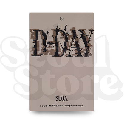 [PHOTOCARD] SUGA - AGUST D - TOUR D-DAY