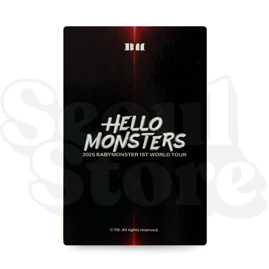 [PHOTOCARD] BABYMONSTER - HELLO MONSTERS 1ST WORLD TOUR VER.4