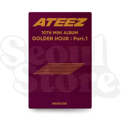 [PHOTOCARD] ATEEZ - GOLDEN HOUR PART.1 (MAKESTAR P.O.B)
