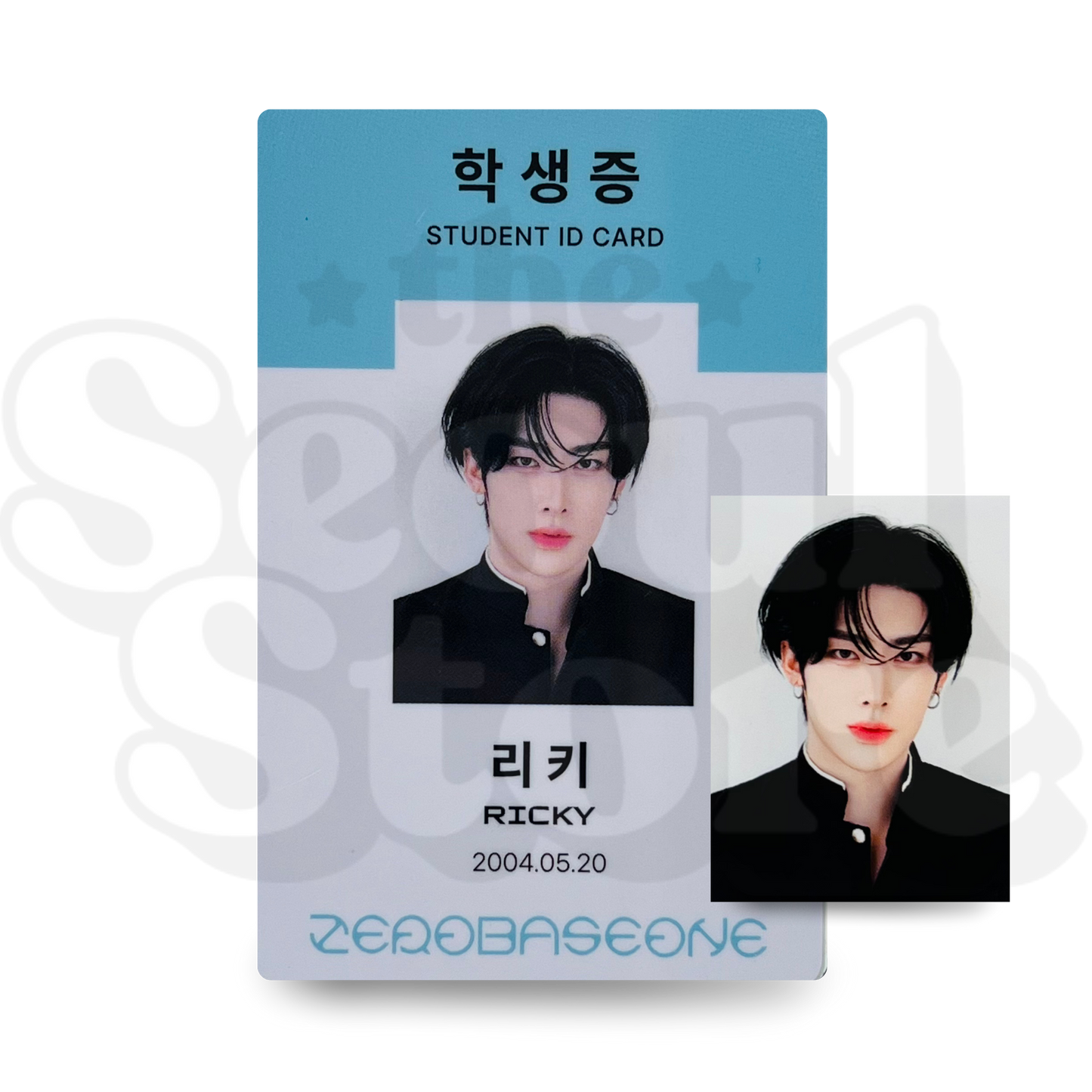[PHOTOCARD] ZEROBASEONE (ZB1) - BLUE PARADISE STUDENT ID + ID (MAKESTAR P.O.B)