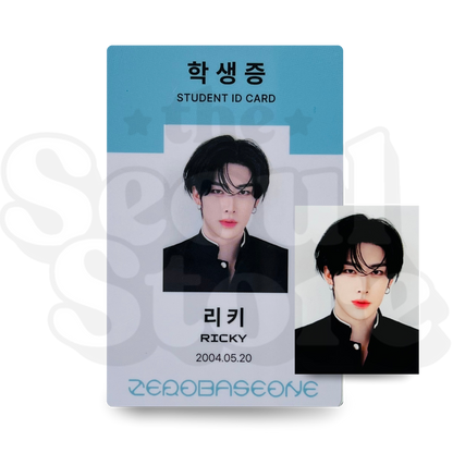 [PHOTOCARD] ZEROBASEONE (ZB1) - BLUE PARADISE STUDENT ID + ID (MAKESTAR P.O.B)