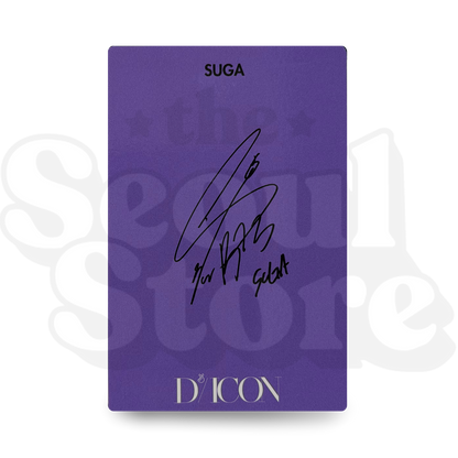 [PHOTOCARD] BTS - DICON (2018) VER. SUGA