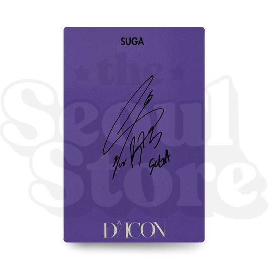 [PHOTOCARD] BTS - DICON (2018) VER. SUGA