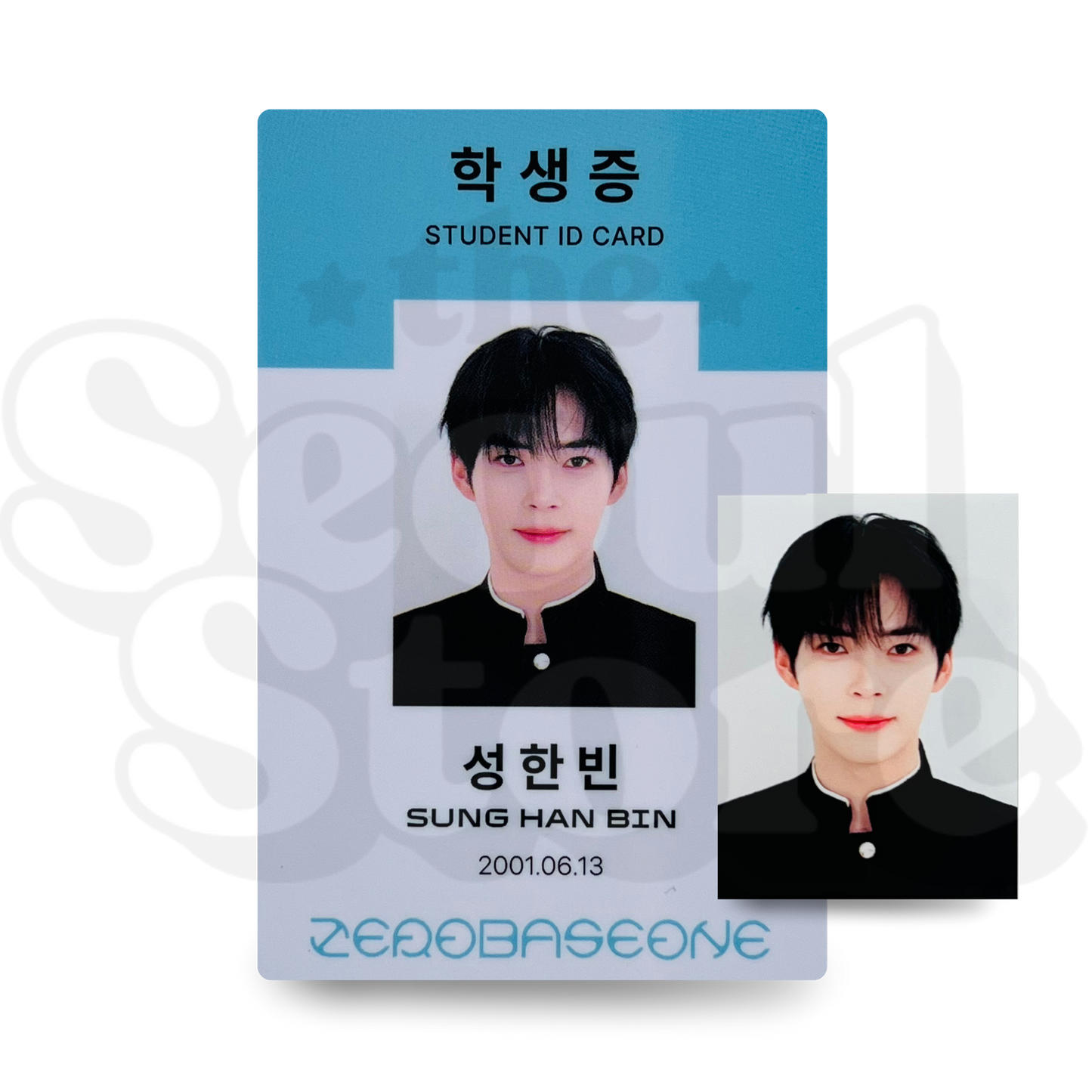 [PHOTOCARD] ZEROBASEONE (ZB1) - BLUE PARADISE STUDENT ID + ID (MAKESTAR P.O.B)