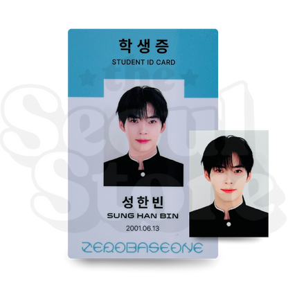 [PHOTOCARD] ZEROBASEONE (ZB1) - BLUE PARADISE STUDENT ID + ID (MAKESTAR P.O.B)