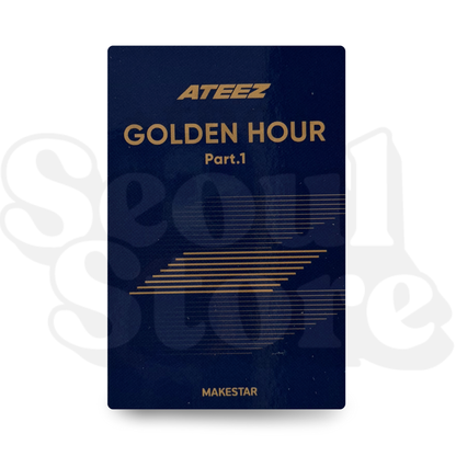 [PHOTOCARD] ATEEZ - GOLDEN HOUR PART.1 (MAKESTAR P.O.B ver.2)