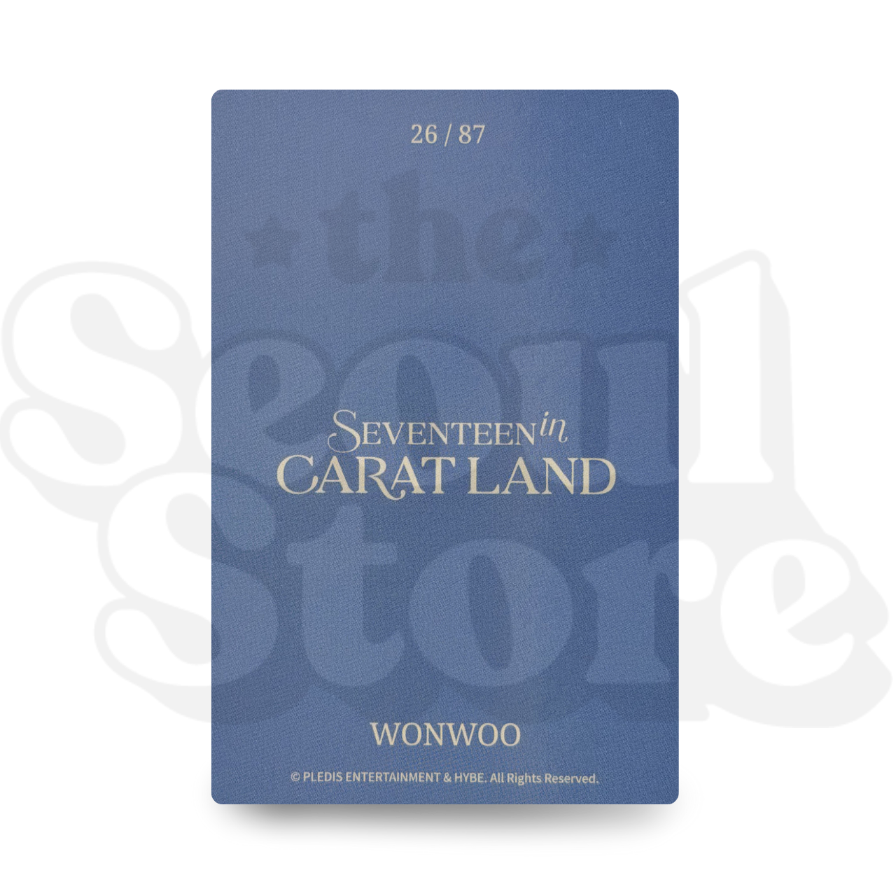 [PHOTOCARD] SEVENTEEN - SEVENTEEN IN CARATLAND