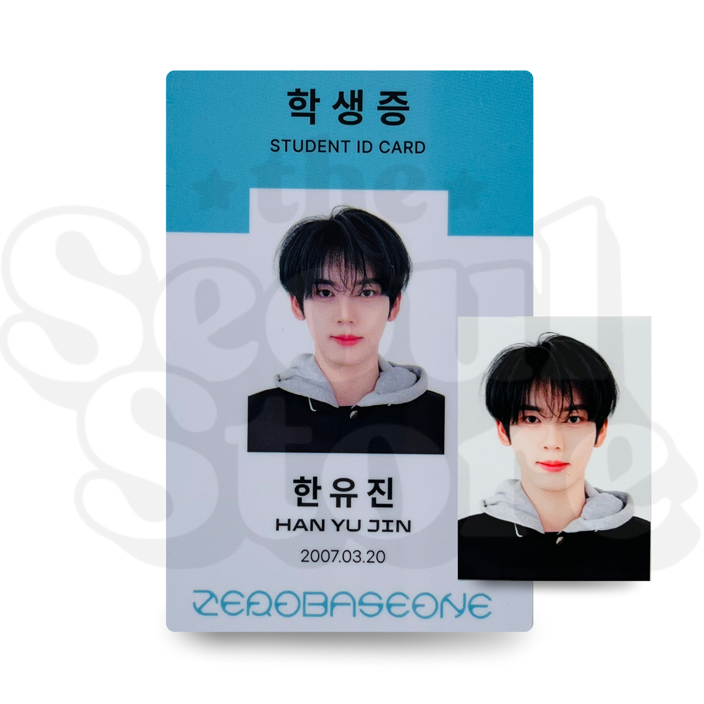 [PHOTOCARD] ZEROBASEONE (ZB1) - BLUE PARADISE STUDENT ID + ID (MAKESTAR P.O.B)